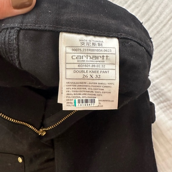 Carhartt WIP black utility jeans - Picture 4 of 4